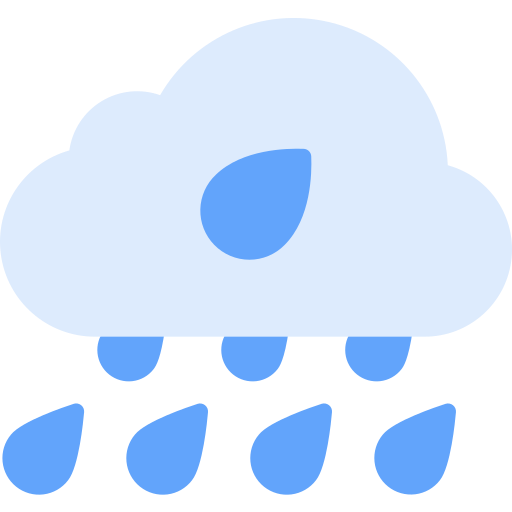 pioggia battente Generic Flat icona