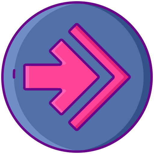 Arrow right Flaticons Lineal Color icon