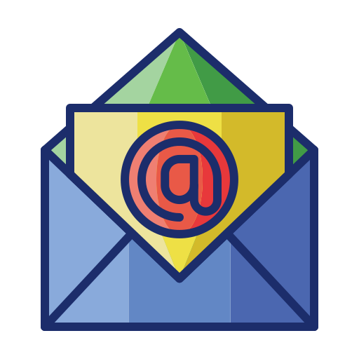 e-mail Flaticons Lineal Color icona
