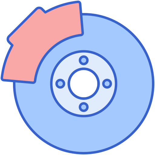 Brake disc Flaticons Lineal Color icon