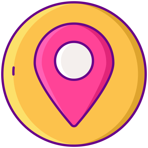 Location pin Flaticons Lineal Color icon