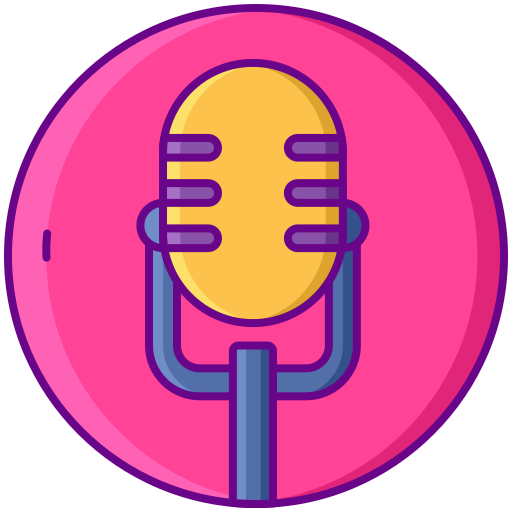 microfono Flaticons Lineal Color icona