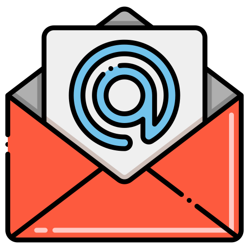 Email Flaticons Lineal Color icon