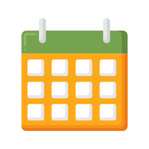 kalendarz Flaticons Flat ikona