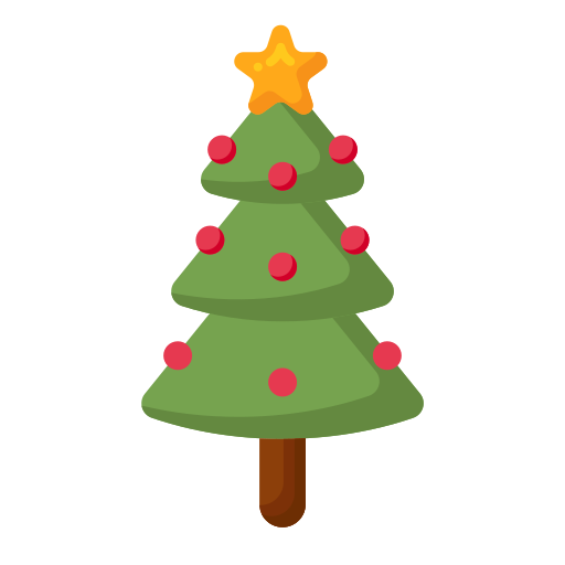 Christmas tree Flaticons Flat icon