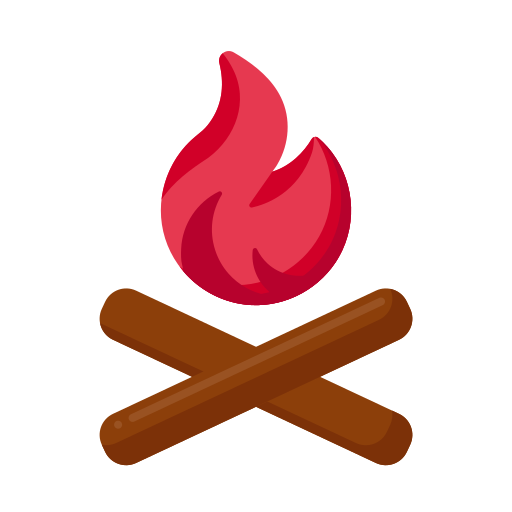 ogień Flaticons Flat ikona