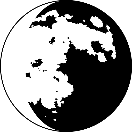 símbolo da fase da lua  Ícone
