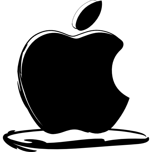 apple のスケッチのロゴ  icon