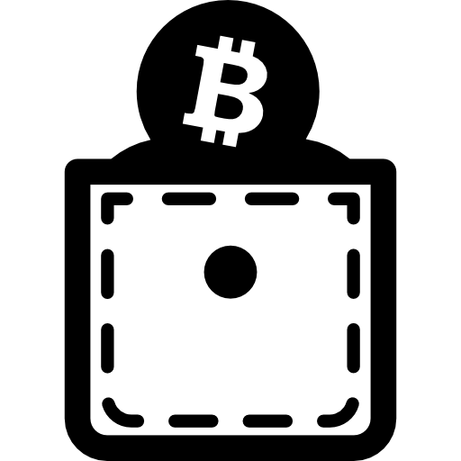 kieszeń na bitcoiny  ikona