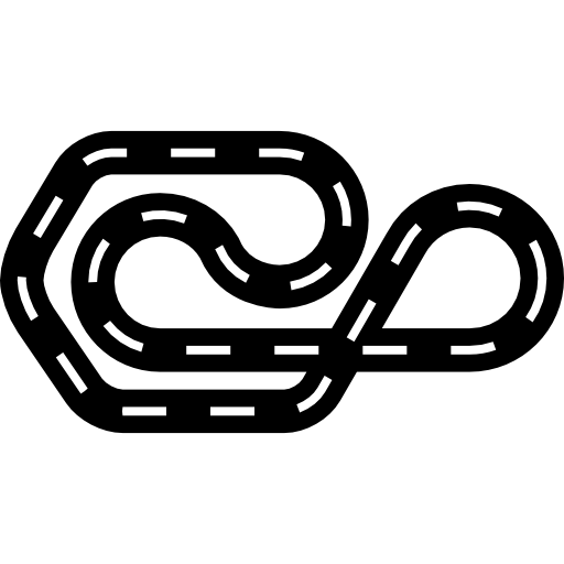 circuit de sports mécaniques  Icône