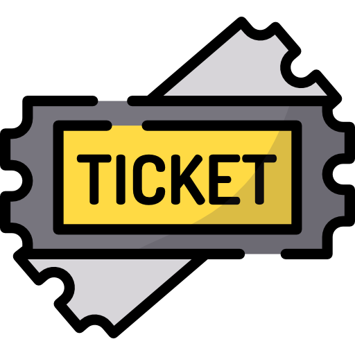 티켓 Special Lineal color icon