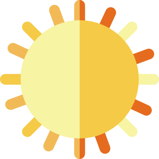 soleil Basic Rounded Flat Icône