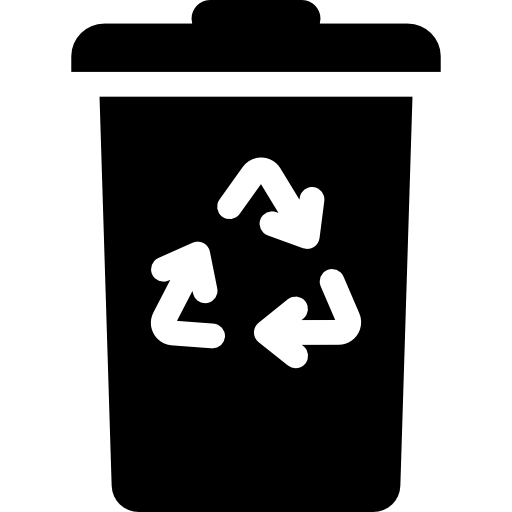 Recycle bin Basic Rounded Filled icon