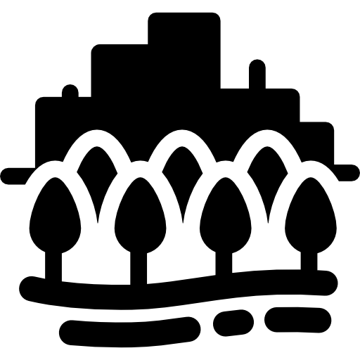 ciudad Basic Rounded Filled icono