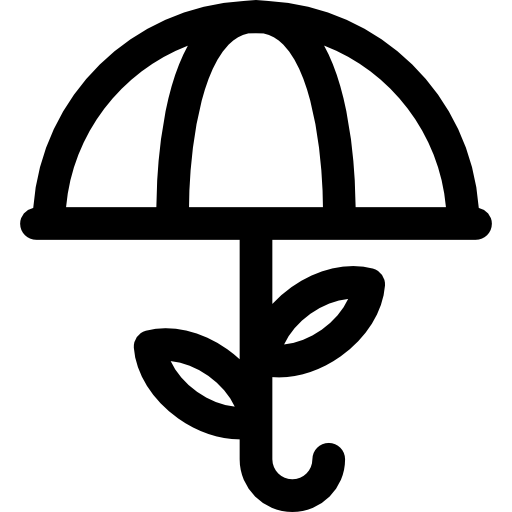 Umbrella Basic Rounded Lineal icon