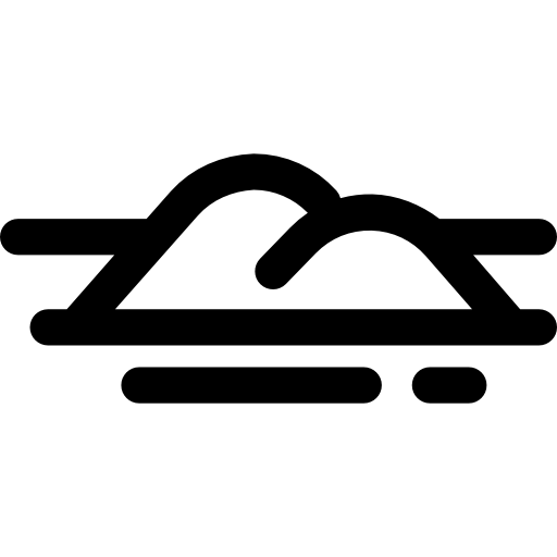 chmura Basic Rounded Lineal ikona