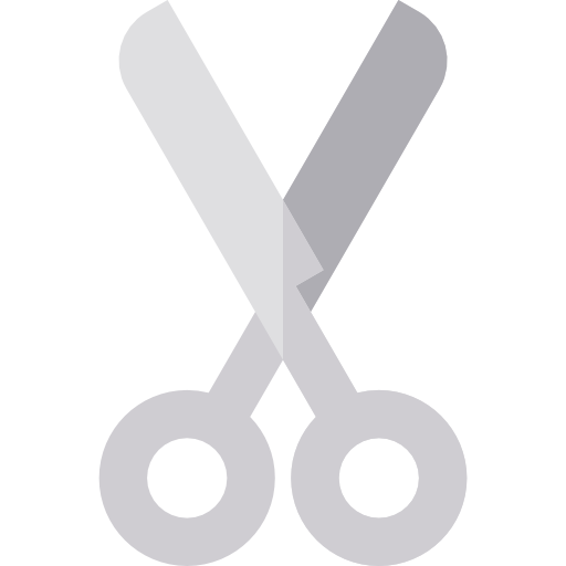 Scissors Basic Straight Flat icon