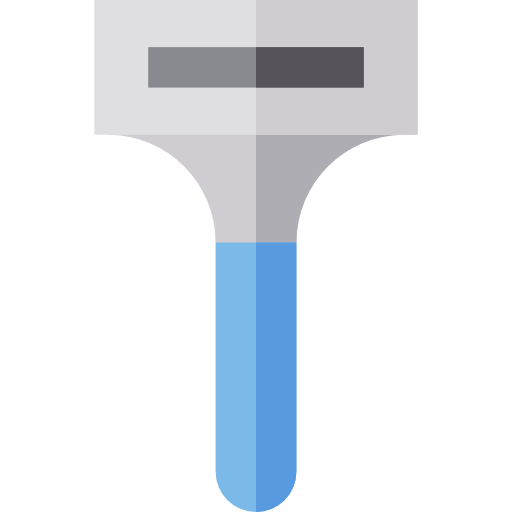 cuchilla de afeitar Basic Straight Flat icono