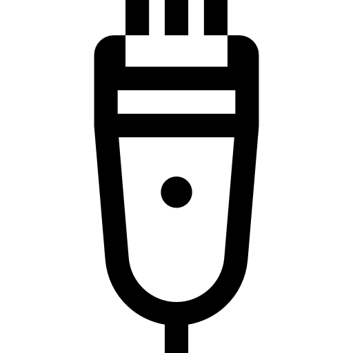 maquinilla de afeitar Basic Straight Lineal icono