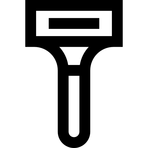 면도기 Basic Straight Lineal icon