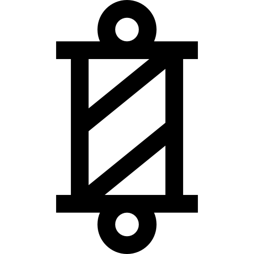 Парикмахерская Basic Straight Lineal иконка