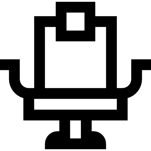 살롱 의자 Basic Straight Lineal icon