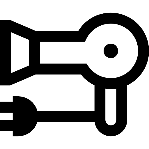 haartrockner Basic Straight Lineal icon