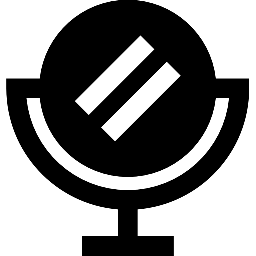 Mirror Basic Straight Filled icon