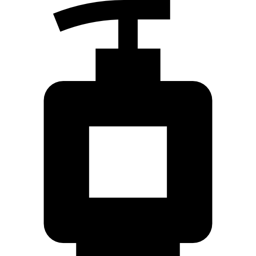 distributeur de savon Basic Straight Filled Icône
