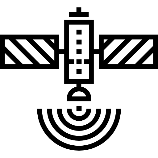 satélite Detailed Straight Lineal icono