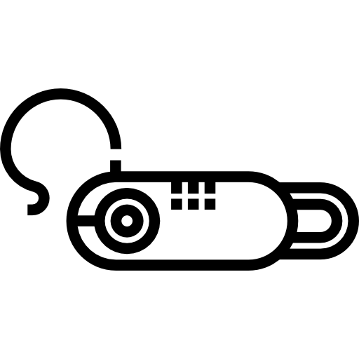 핸즈프리 Detailed Straight Lineal icon
