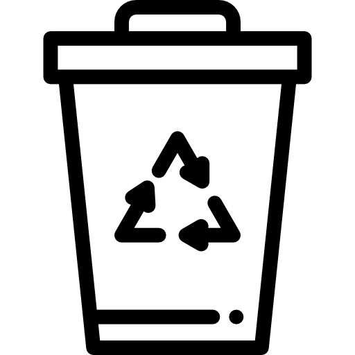 Recycling bin Detailed Rounded Lineal icon