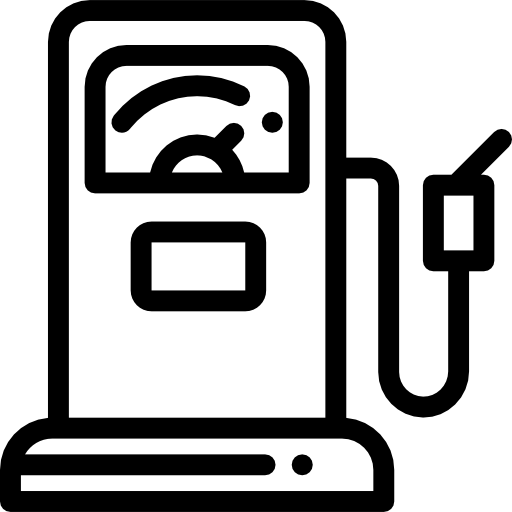 Gas station Detailed Rounded Lineal icon