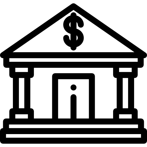 은행 Detailed Rounded Lineal icon