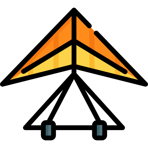 Hang glider Special Lineal color icon