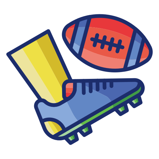 Kick off Flaticons Lineal Color icon