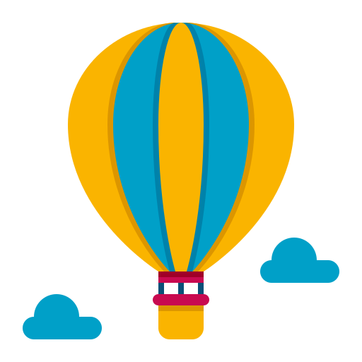 熱気球 Flaticons Flat icon