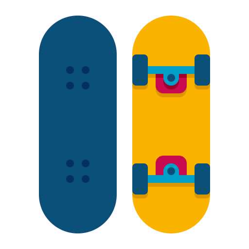 Skateboard Flaticons Flat icon