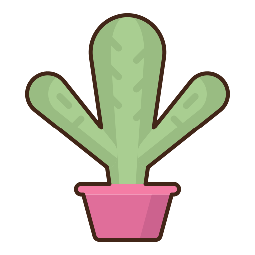 cactus Flaticons Lineal Color icoon