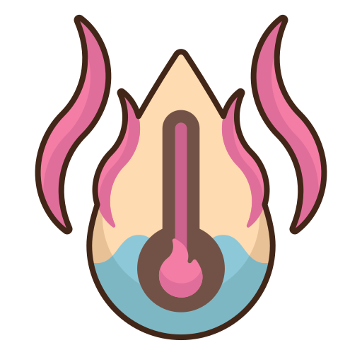 Heat Flaticons Lineal Color icon