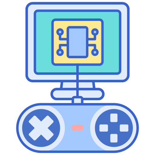 video gioco Flaticons Lineal Color icona