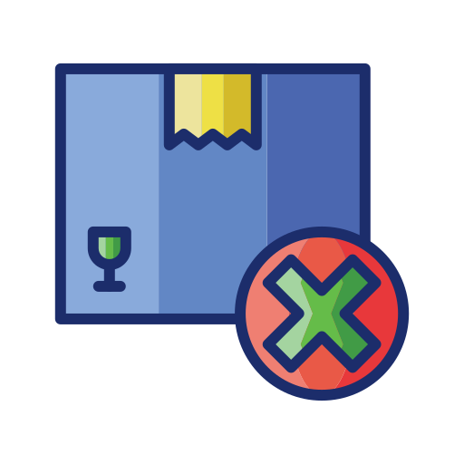 Delivery failed Flaticons Lineal Color icon