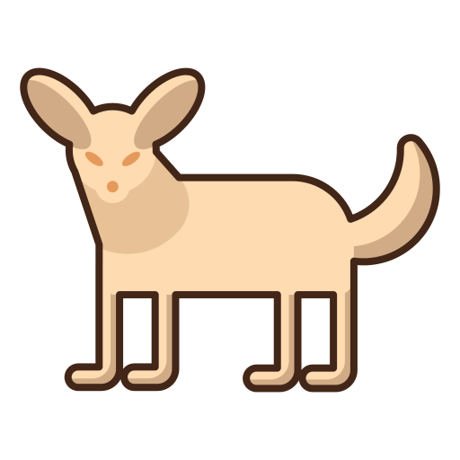 fennec Flaticons Lineal Color icona