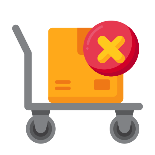 Delivery failed Flaticons Flat icon