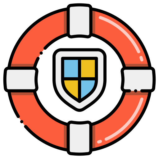 Береговая охрана Flaticons Lineal Color иконка