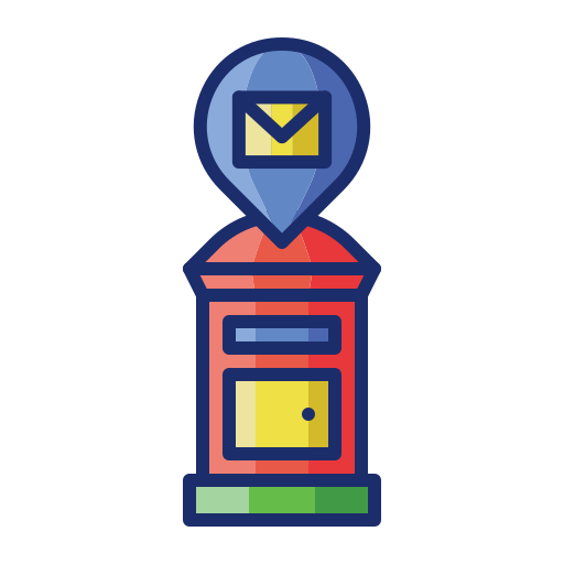 Letterbox Flaticons Lineal Color icon