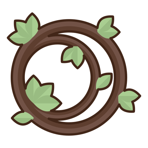 Vines Flaticons Lineal Color icon