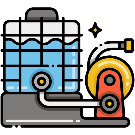 Water hose Flaticons Lineal Color icon