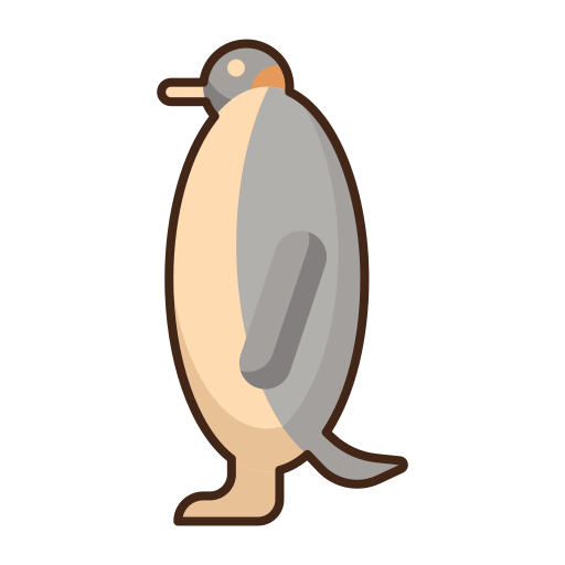pinguim Flaticons Lineal Color Ícone
