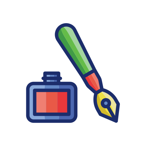 pen Flaticons Lineal Color icoon